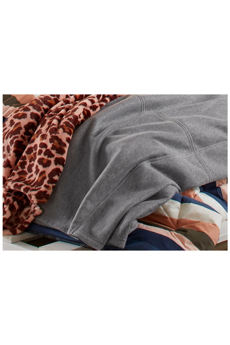 Sweatshirt Blanket, Alternate, color, BEIGE OATMEAL LIGHT HEATHER