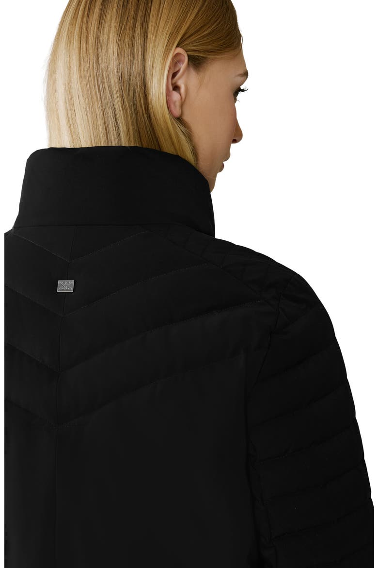Isabella Water Repellent 700 Fill Power Down Bomber Puffer Coat, Alternate, color, BLACK