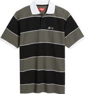 ICECREAM Candy Stripe Cotton Piquè Polo