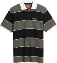 ICECREAM Candy Stripe Cotton Piquè Polo