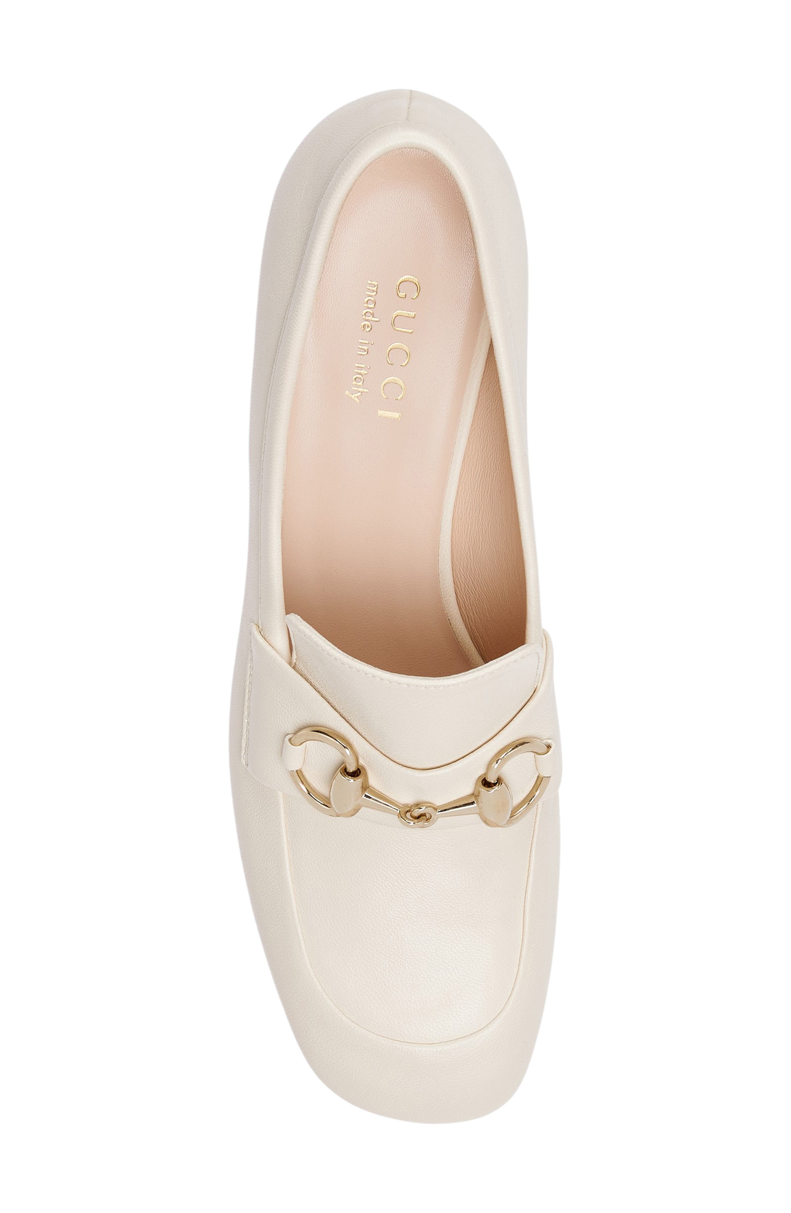 Gucci Horsebit Loafer Pump, Alternate, color, Sand