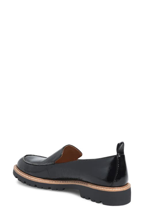 Comfortiva Lindee Lug Sole Loafer In Black Patent