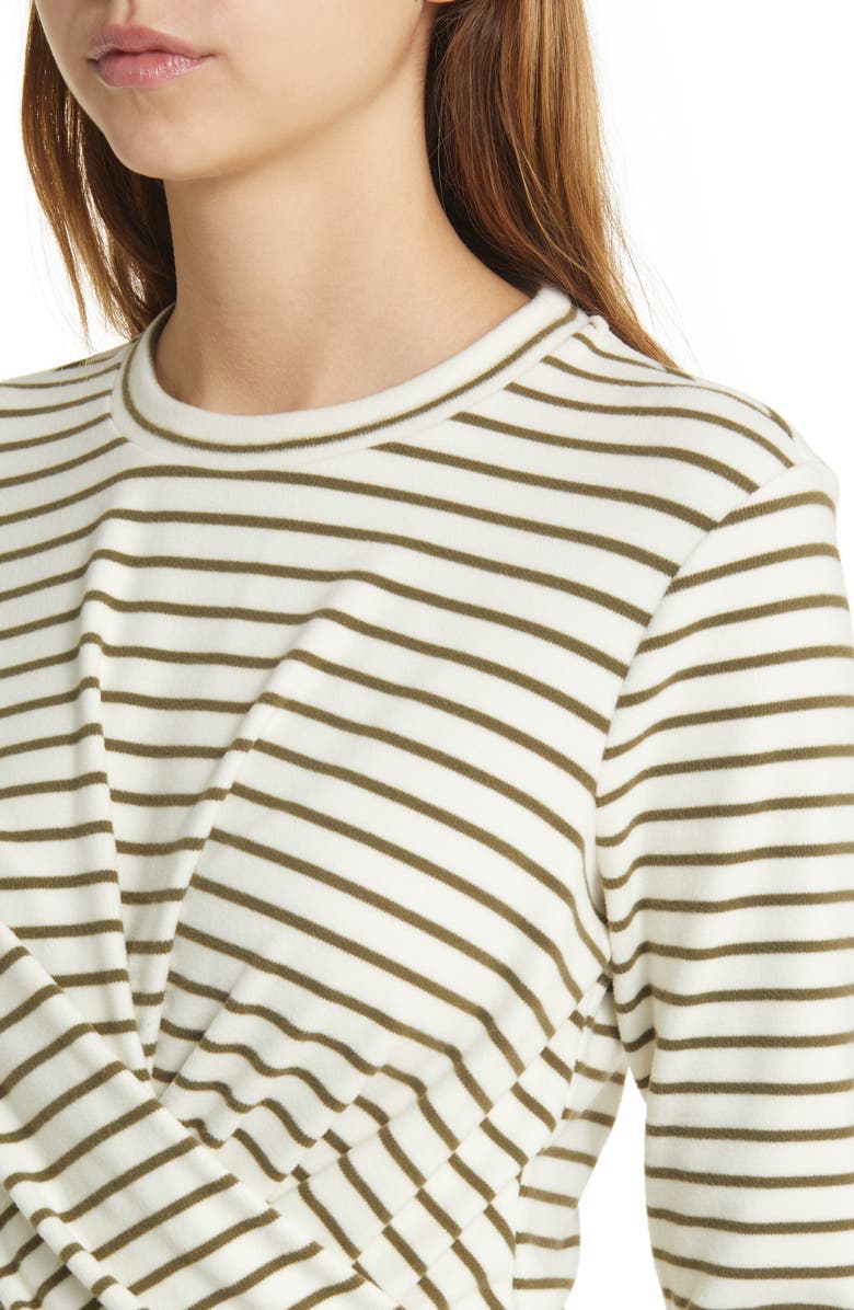 Joe's The Greta Stripe Wrap Front Knit Top, Alternate, color,