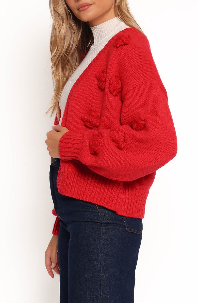 Petal & Pup Doralee Rose Cardigan, Alternate, color, Red