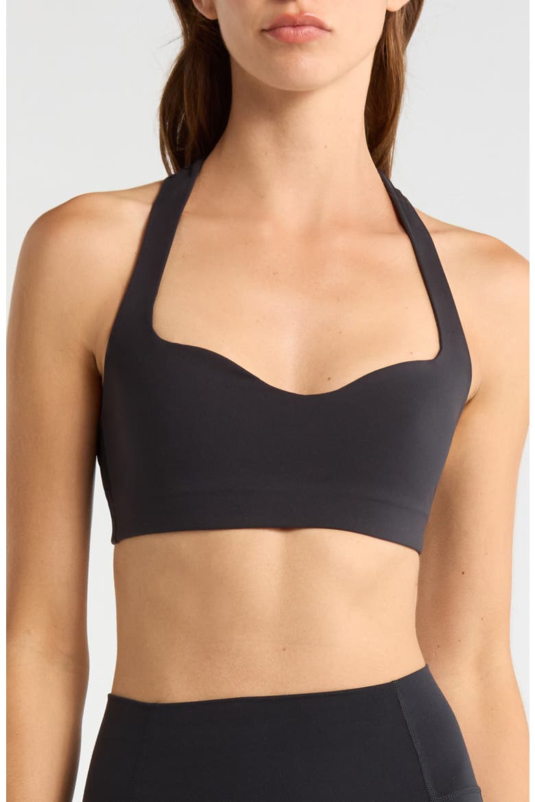 FP Movement Win Win Sweetheart Racerback Bra, Main, color, BLACK