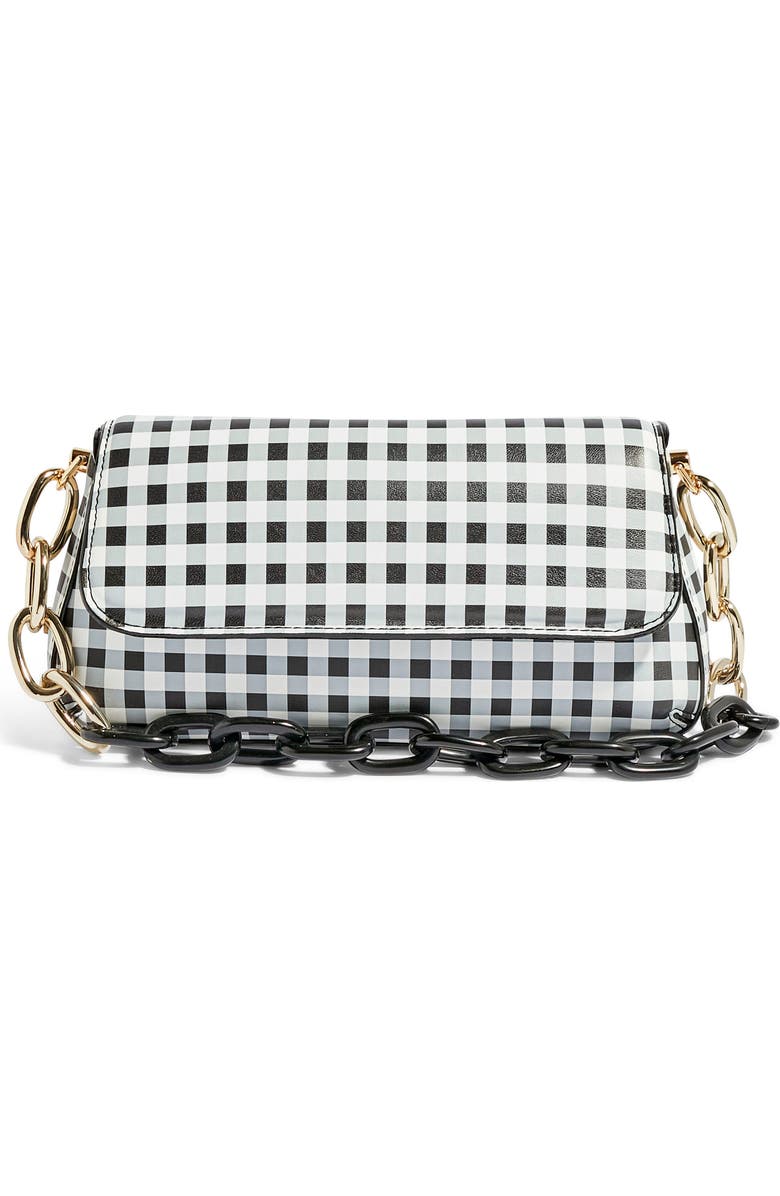 HOUSE OF WANT We Fashion Check Shoulder Bag, Main, color,