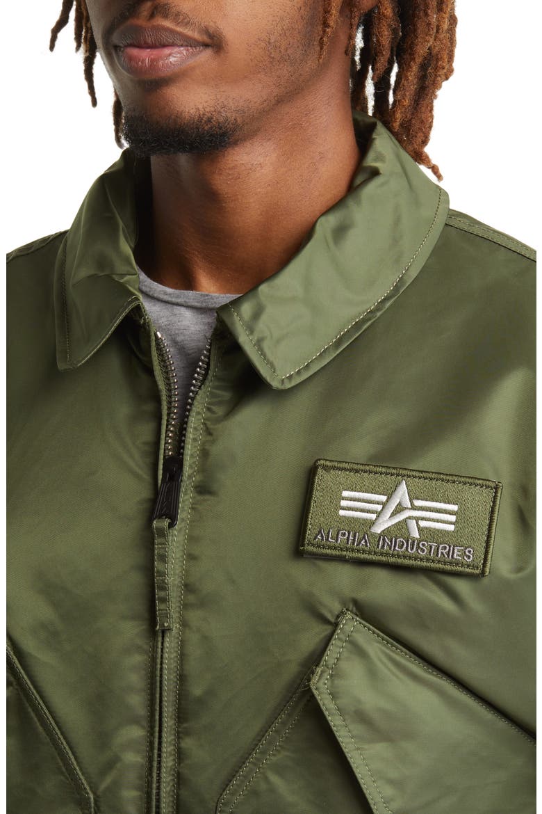 CWU 45/P Bomber Jacket, Alternate, color, SAGE