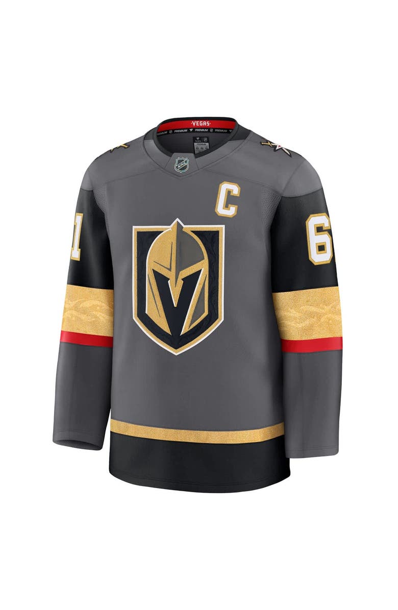 FANATICS Men's Fanatics Mark Stone Gray Vegas Golden Knights Alternate Premium Jersey, Alternate, color, 