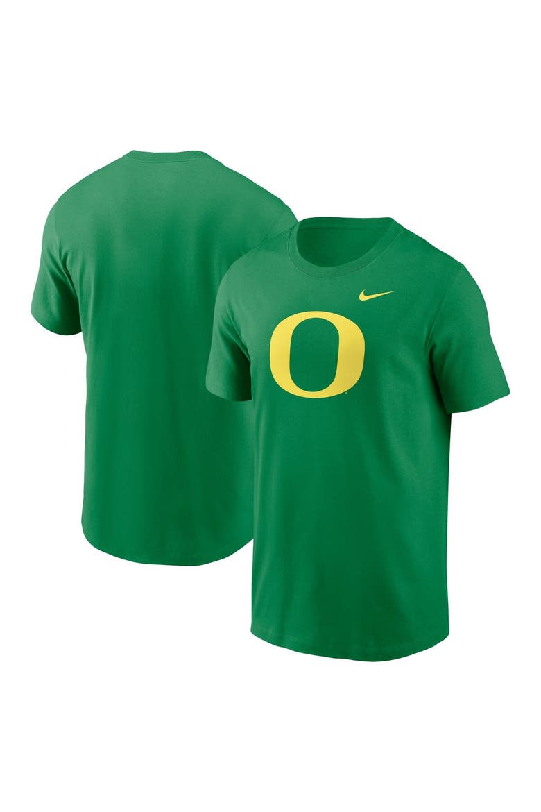 Men's Nike Green Oregon Ducks Primetime Evergreen Logo T-Shirt, Main, color, Green