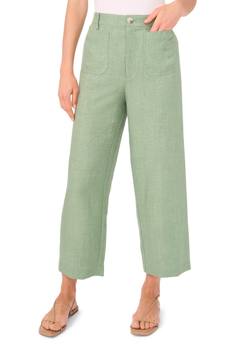 Front Pocket Crop Pants, Main, color, EUCALYPTUS