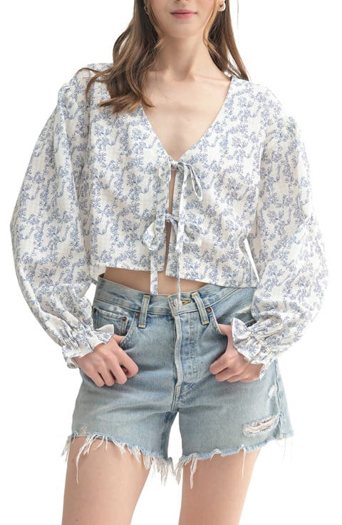 Tie Front Top