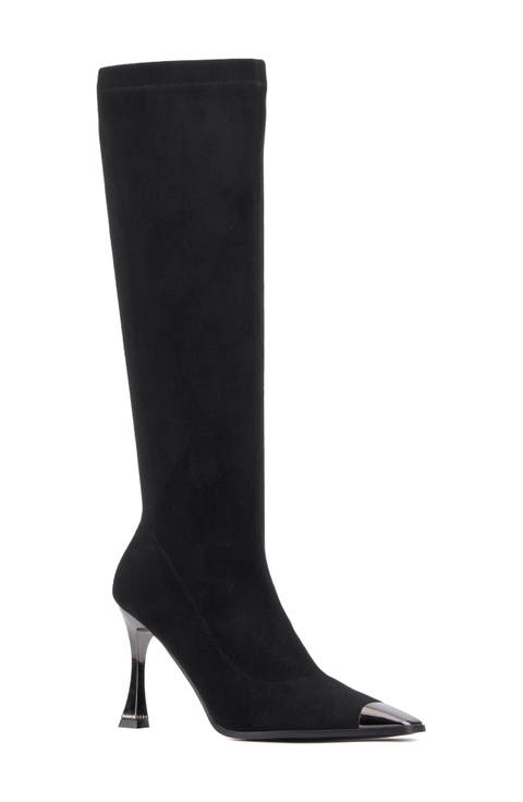 Mixed Media Tall Boot (Women)