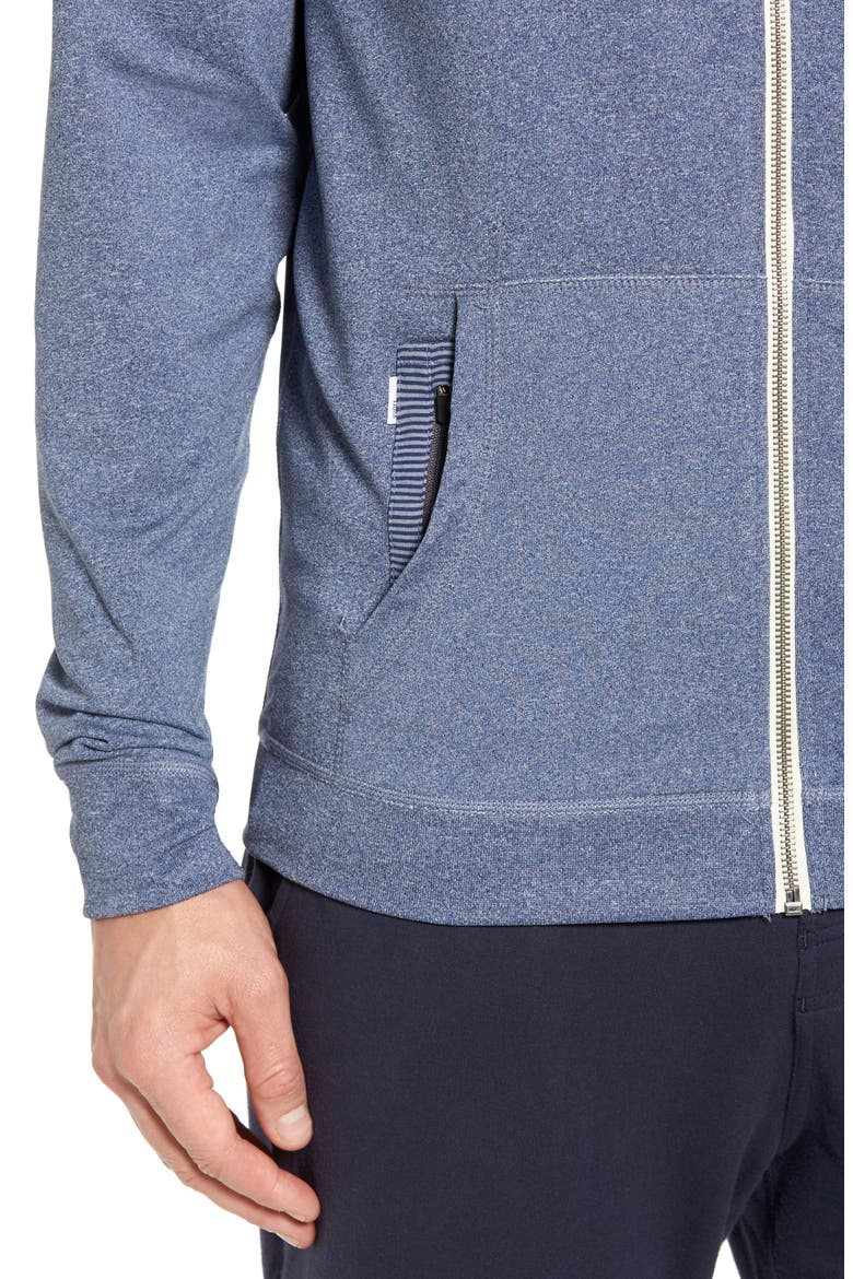 Movement Zip Hoodie, Alternate, color, HEATHER NAVY