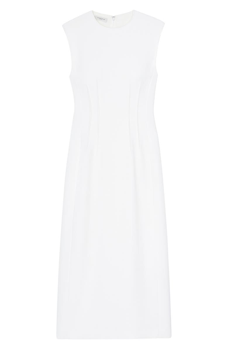 Lafayette 148 New York Crinkled Sleeveless Midi Dress, Alternate, color,