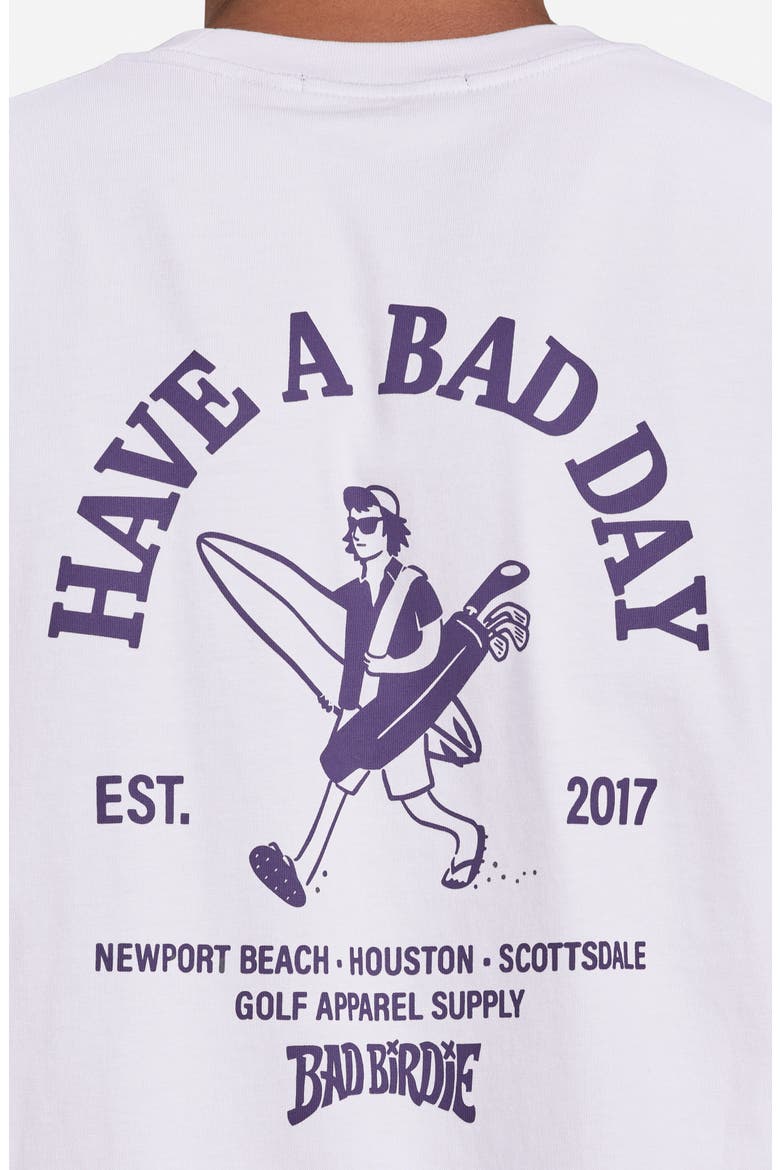 Have a Bad Day Pima Cotton Graphic T-Shirt, Alternate, color, LILAC