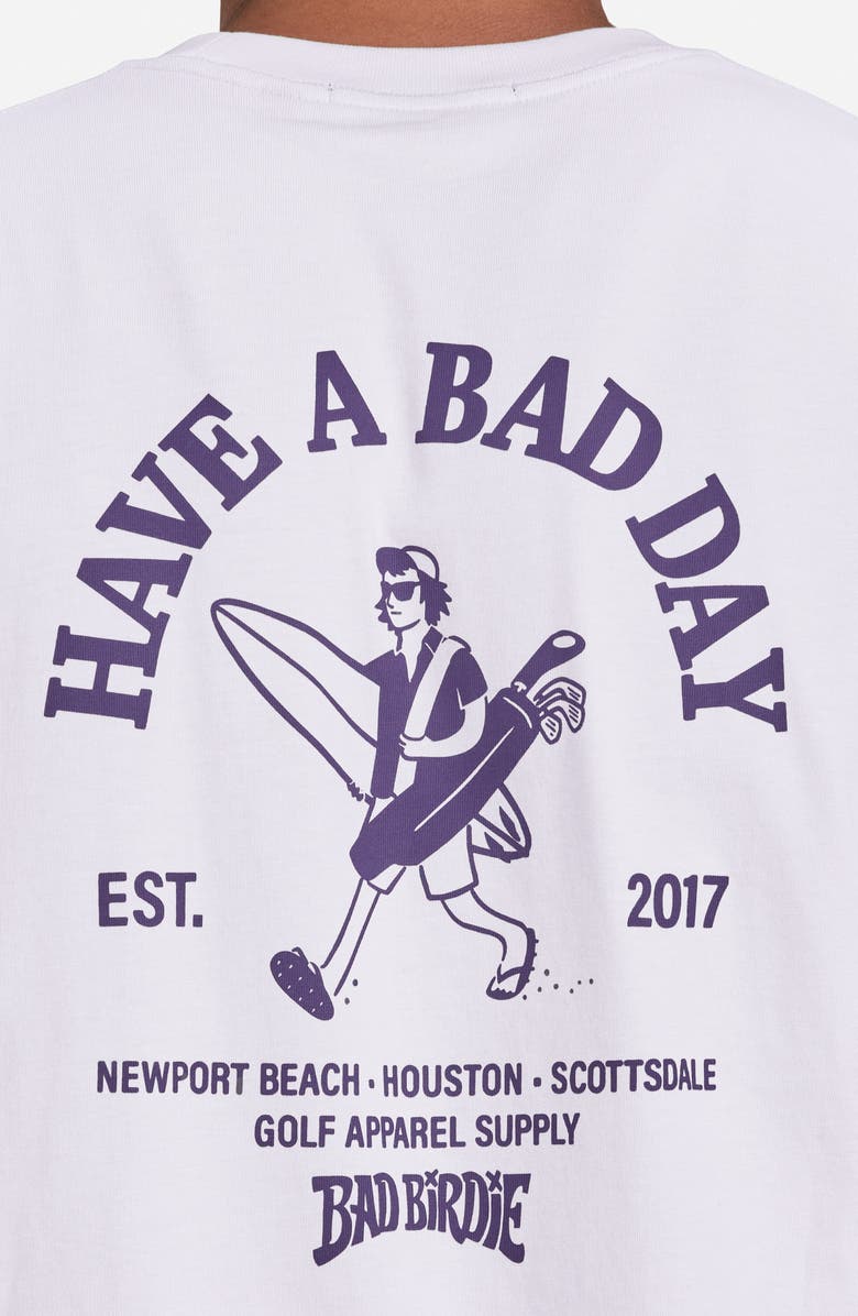 Bad Birdie Have a Bad Day Pima Cotton Graphic T-Shirt, Alternate, color, 