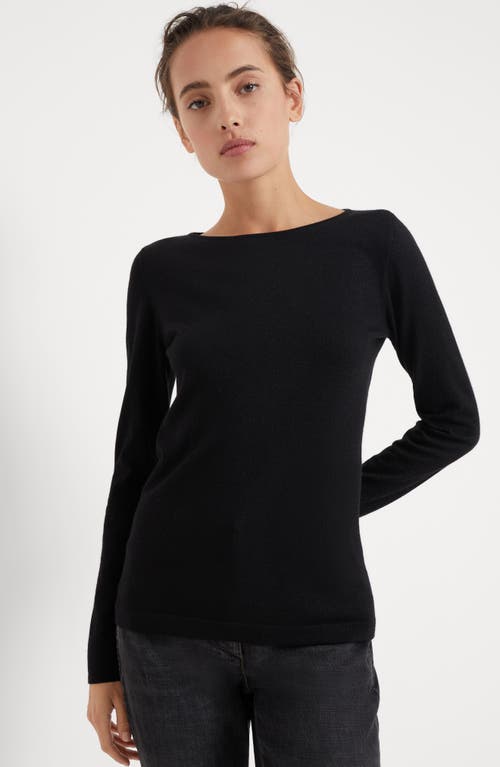 Brunello Cucinelli Sparkling Sweater In Black