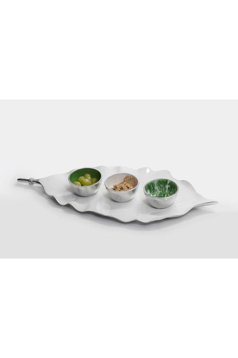 Verdura Platter, Alternate, color, White