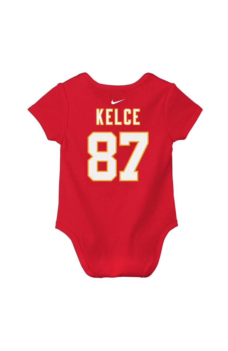 Nike Infant Nike Travis Kelce Red Kansas City Chiefs  Player Name & Number Bodysuit, Alternate, color, Red