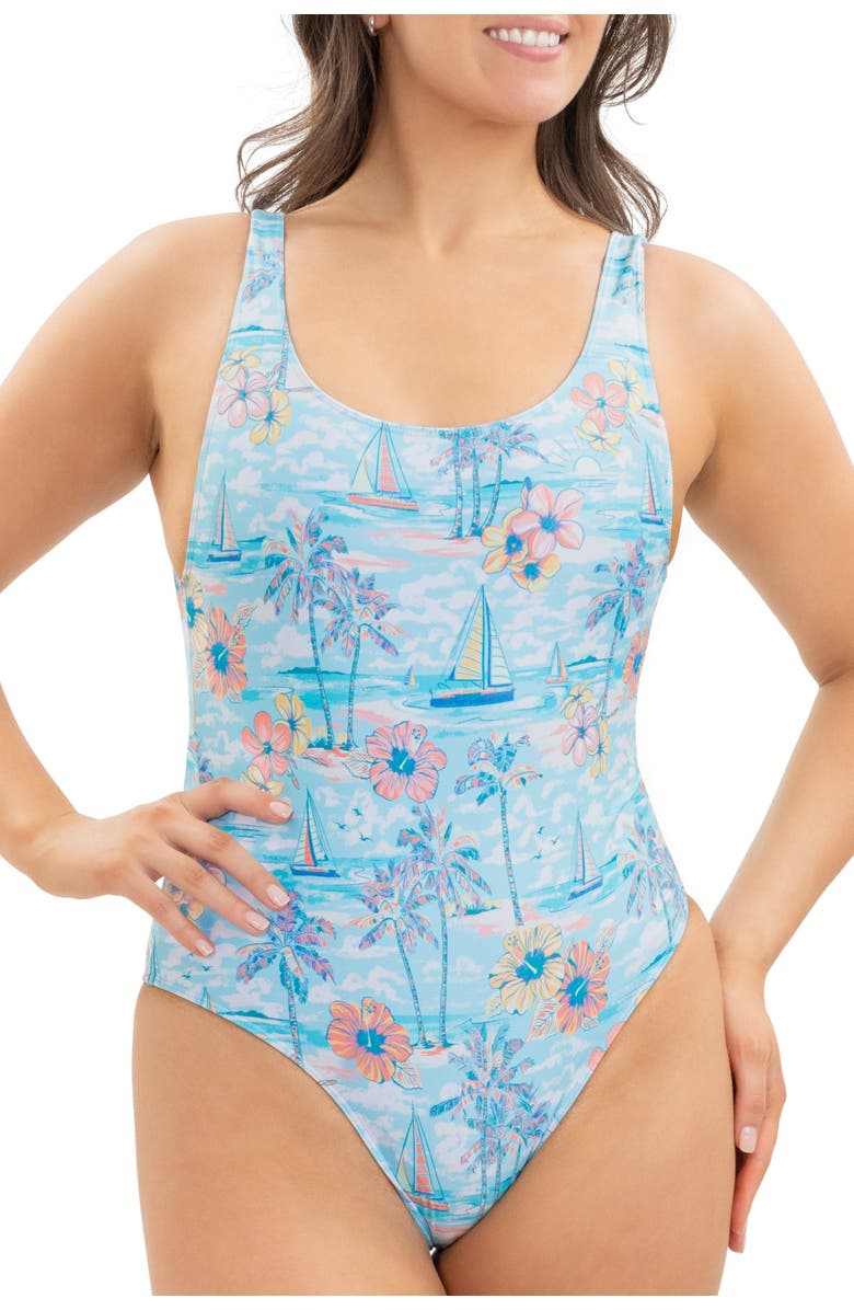 Kenny Flowers The BVIs - Classic One Piece, Main, color, Light Blue