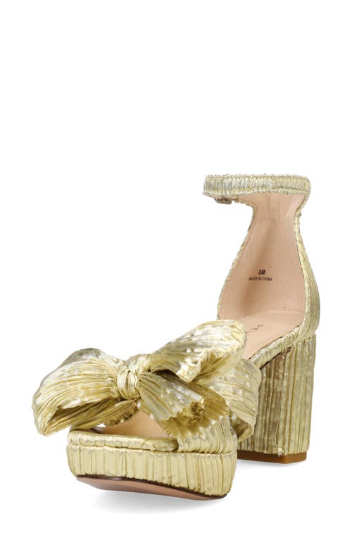 Pelle Moda Amalie Ankle Strap Platform Sandal