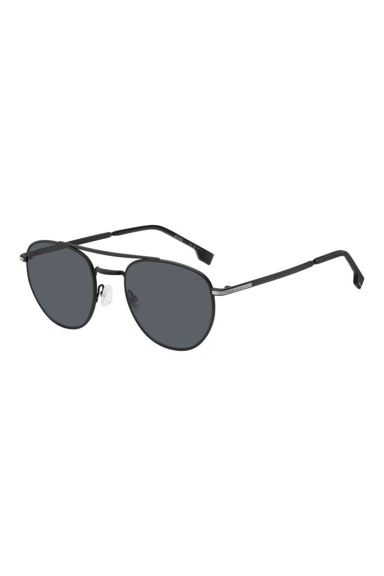 1631/S 53mm Square Sunglasses, Alternate, color, MATTE BLACK