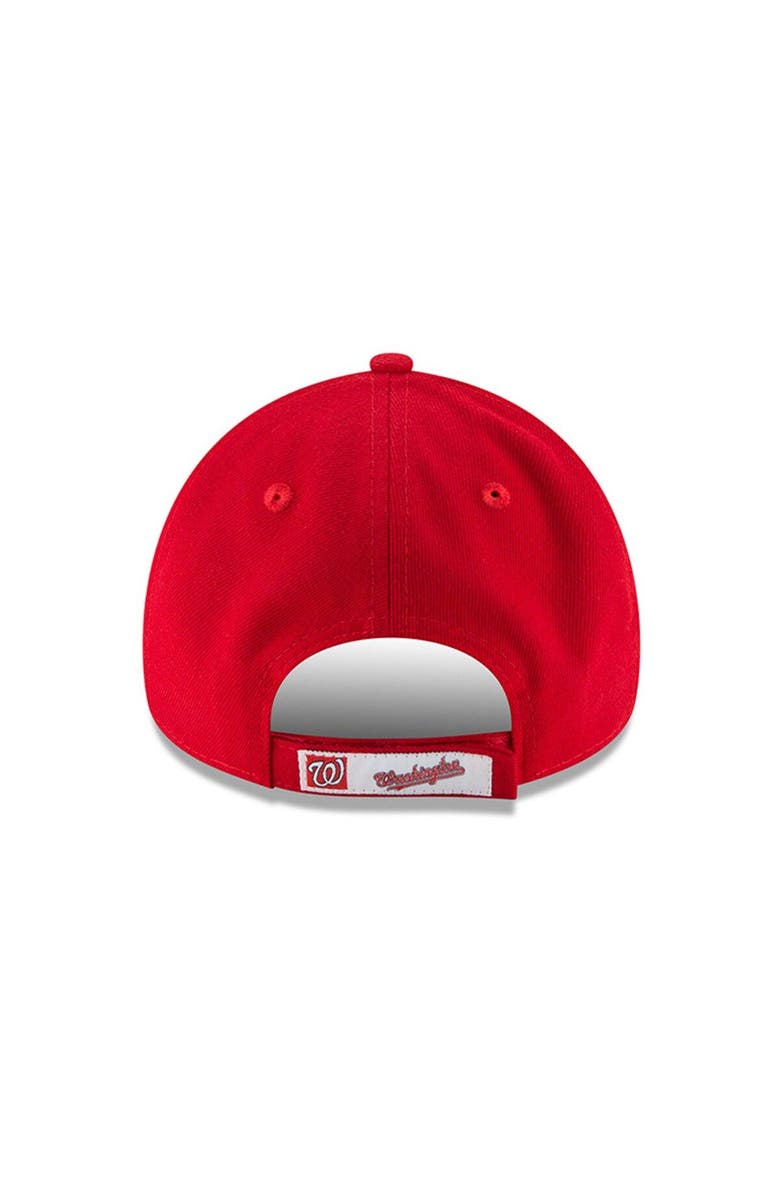 New Era Men's New Era Red Washington Nationals League 9FORTY Adjustable Hat, Alternate, color, 