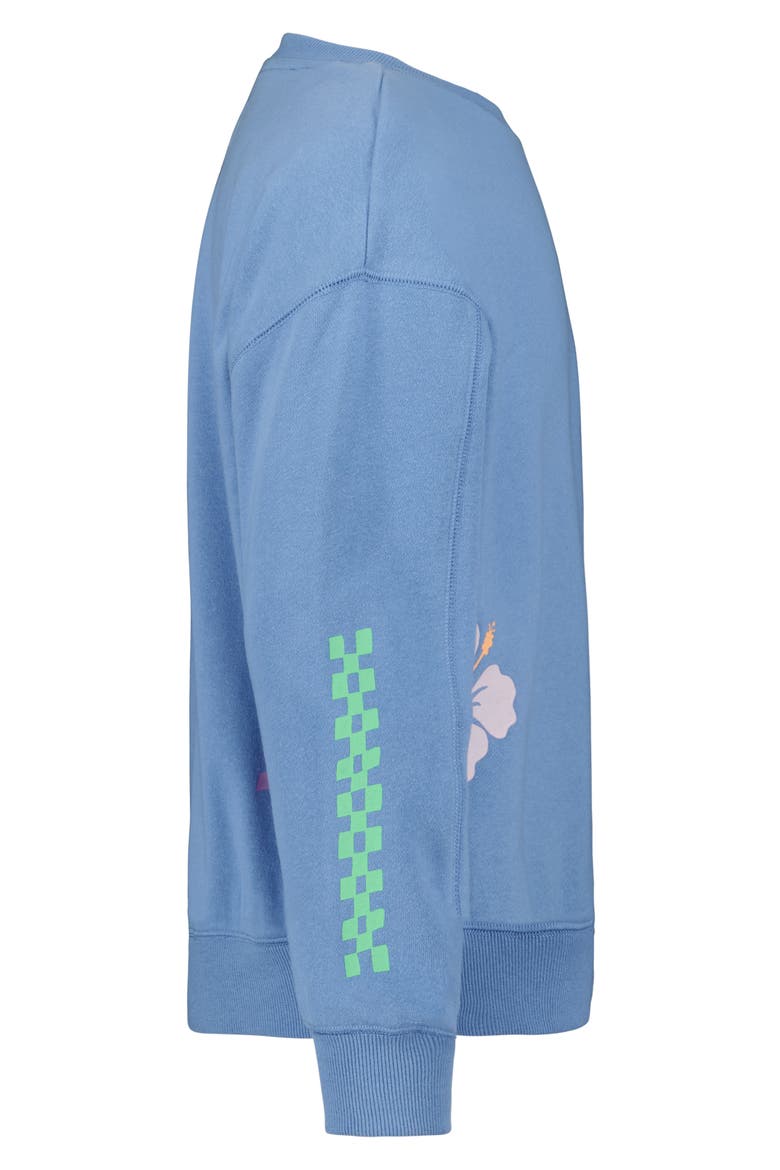 Kids' Kendal Graphic Sweatshirt, Alternate, color, ASHLEIGH BLUE