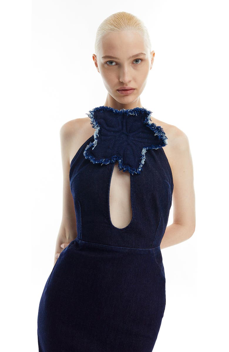 Mother of All Olivia Denim Midi Dress, Alternate, color, 