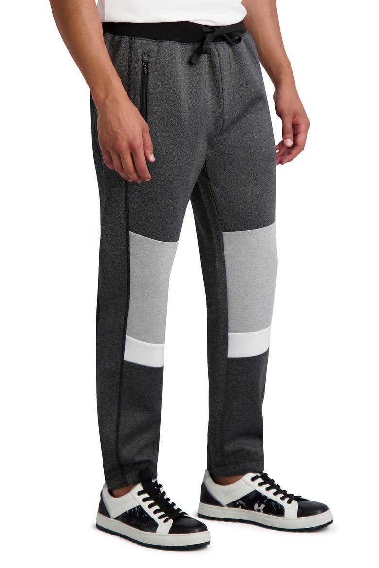Colorblock Joggers, Alternate, color, BLACK/ WHITE/ GREY