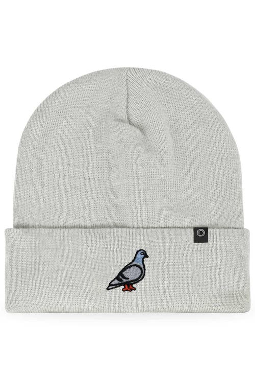 Dalix Pigeon Beanie Cap In Gray