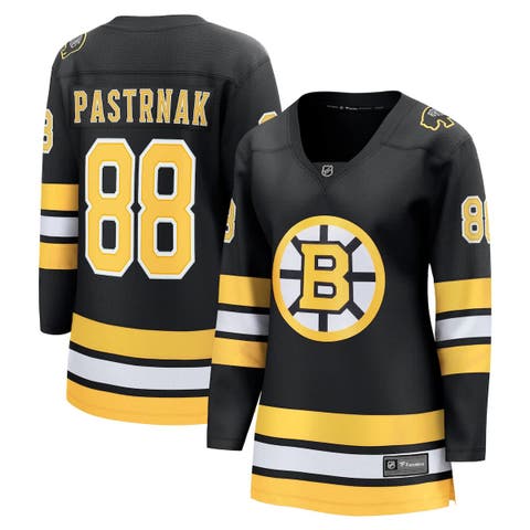 Women
s Fanatics David Pastrnak Black Boston Bruins Home Breakaway Player Jersey