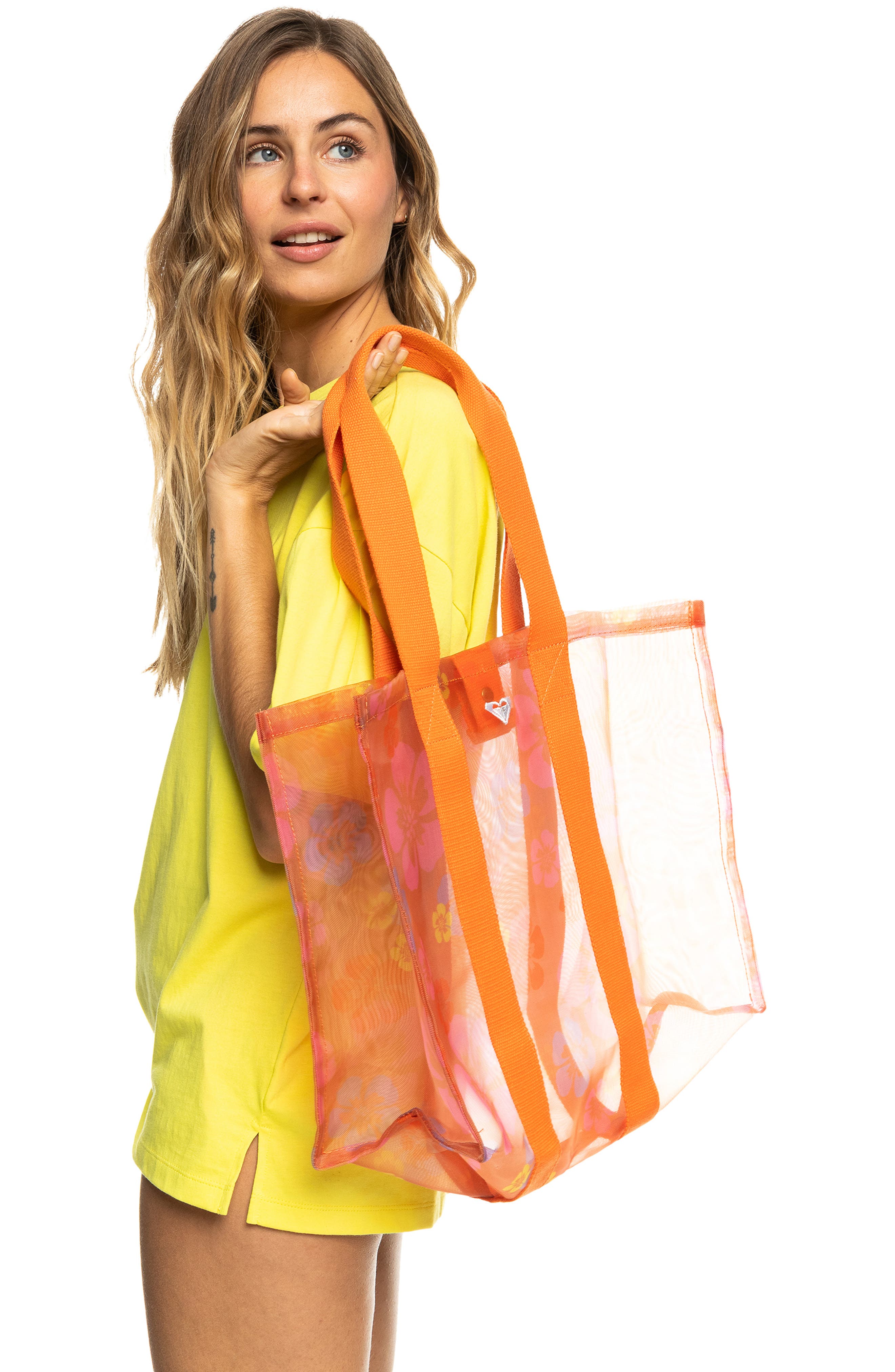 Roxy x Kate Bosworth Sheer Tote Bag, Alternate, color, 