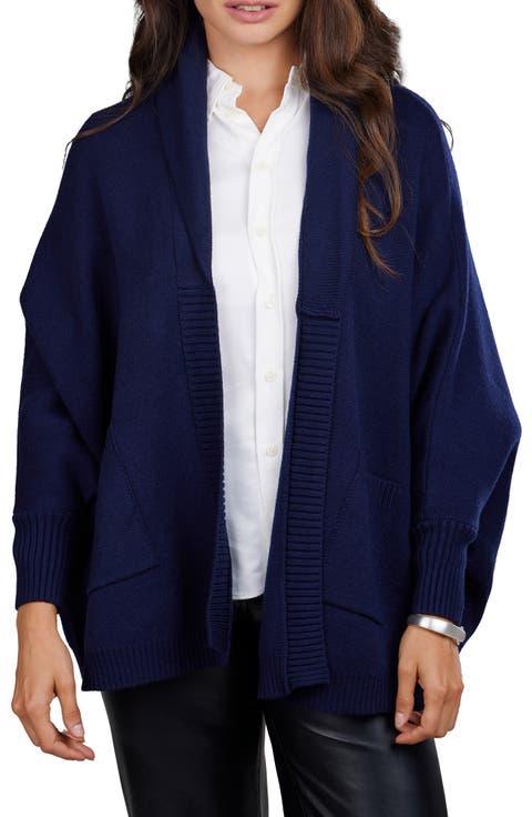 Oversize Ribbed Knit Cardigan