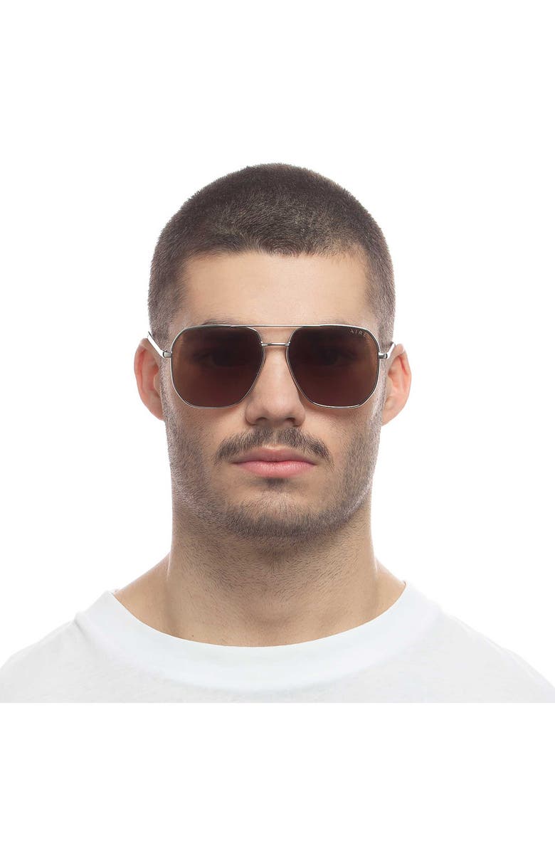 AIRE Corvus 57mm Aviator Sunglasses, Alternate, color, 