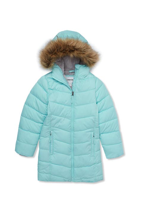 Girls Fleece Lined Coat