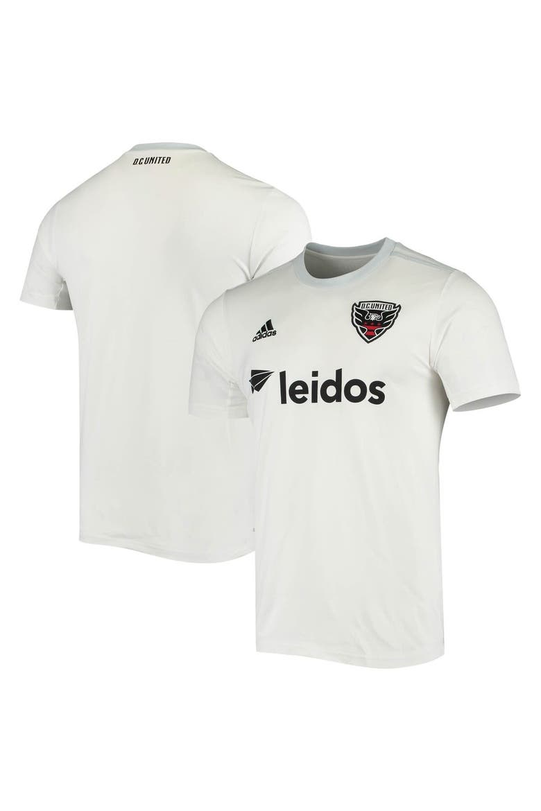 Men's adidas White D.C. United 2020/21 Replica Alternate Jersey, Main, color, White