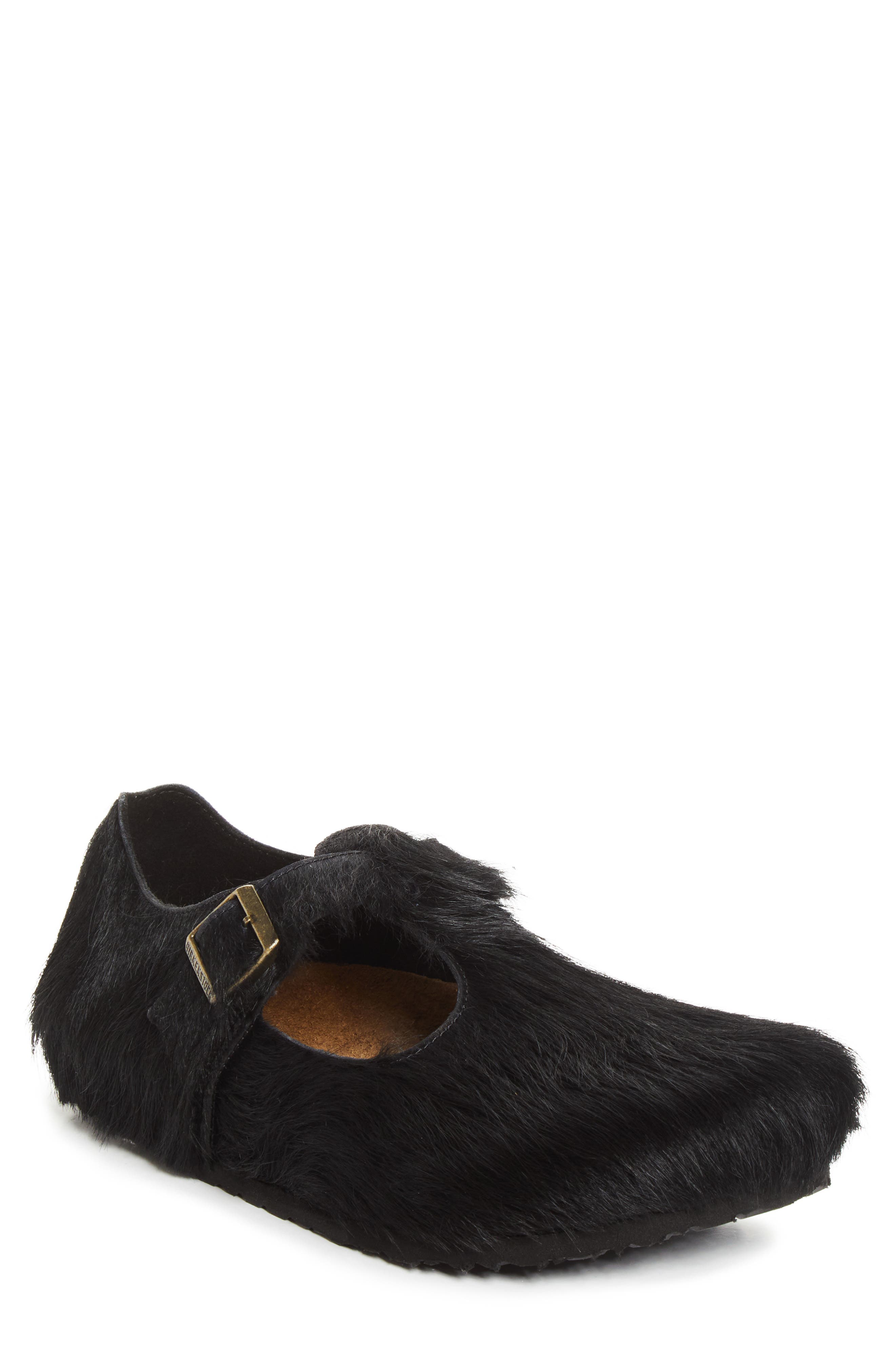 1774 BIRKENSTOCK x Song for the Mute Paris the Rebel Genuine Calf Hair Mary Jane Clog, Main, color, Black