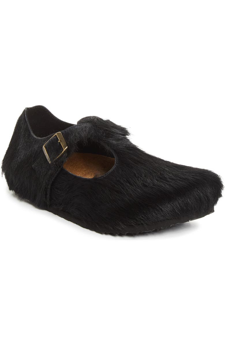 1774 BIRKENSTOCK x Song for the Mute Paris the Rebel Genuine Calf Hair Mary Jane Clog, Main, color, Black