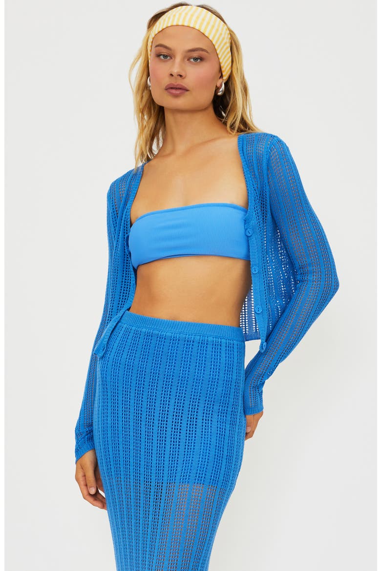 Hani Open Stitch Cardigan, Alternate, color, HARBOR BLUE