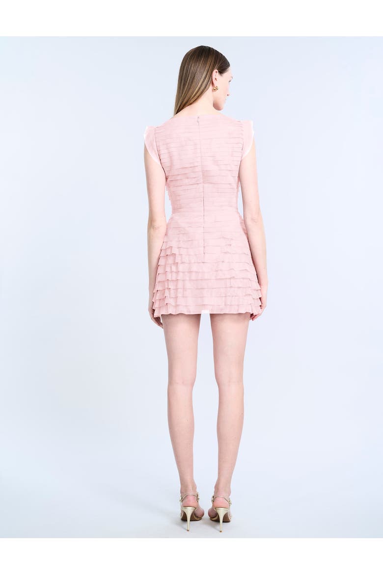 Tulle Tiered Mini Dress, Alternate, color, Blossom