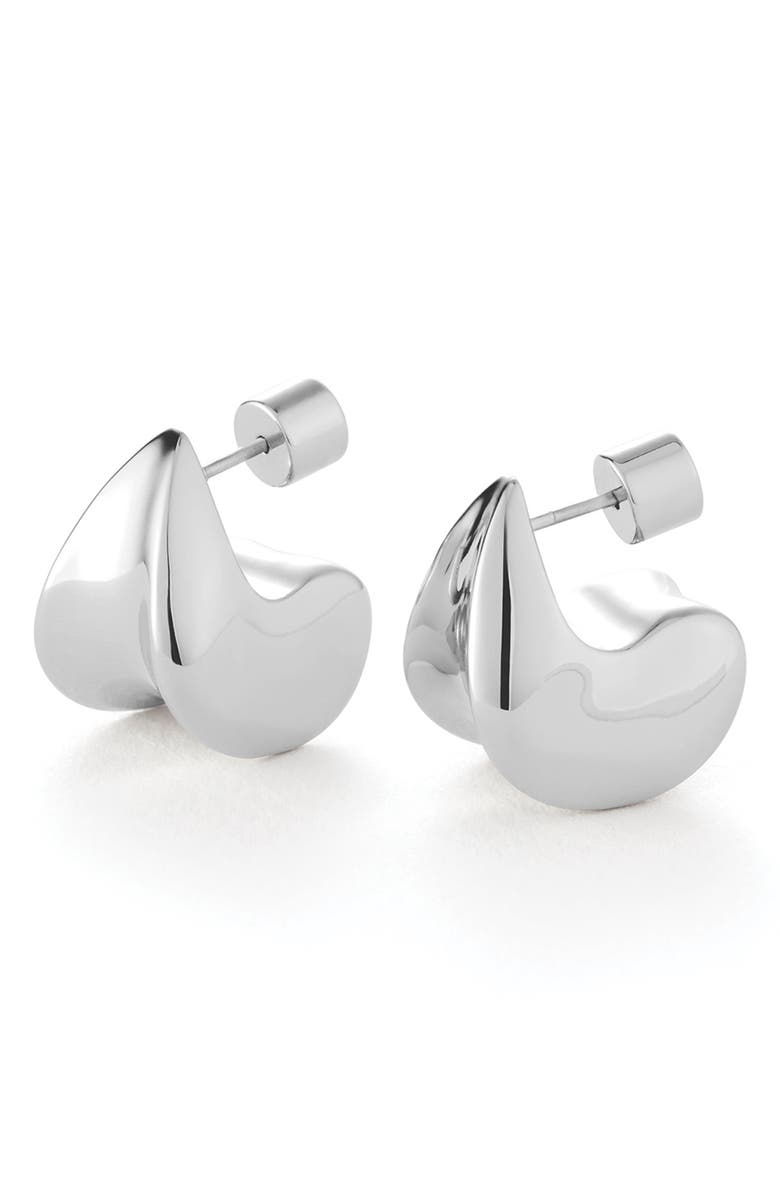 JENNY BIRD Small Paige Puff Earrings, Main, color, High Polish Silver