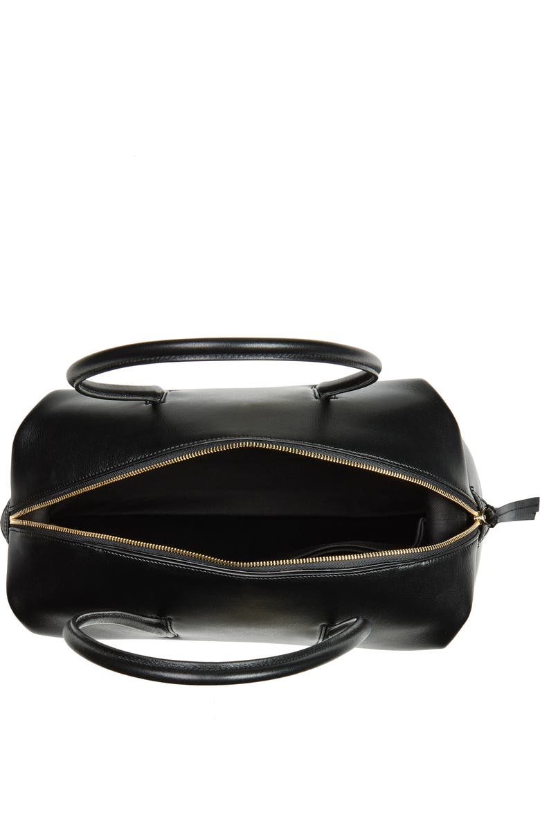 DeMellier The Stockholm Leather Top Handle Bag, Alternate, color, Black