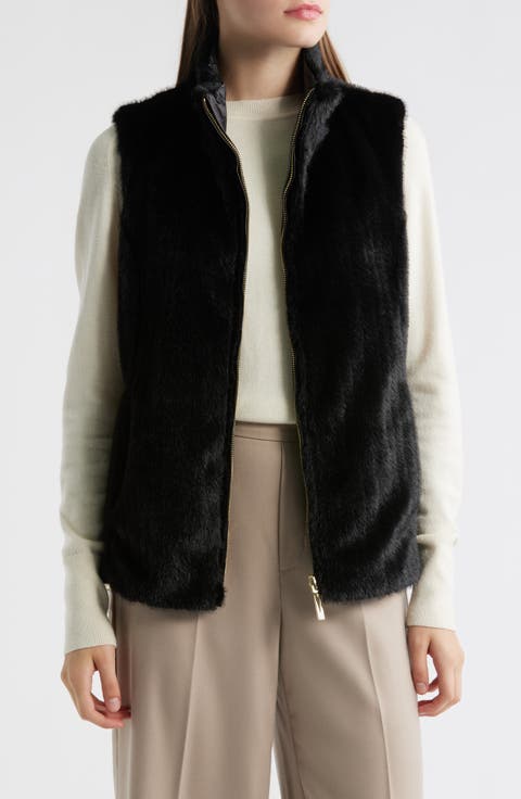 Reversible Faux Fur Vest