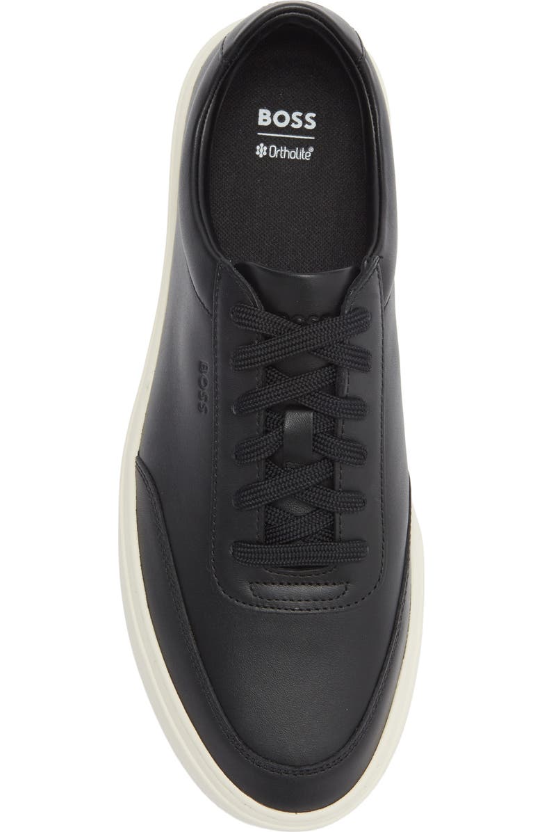 BOSS Kieran Tennis Sneaker, Alternate, color, Black