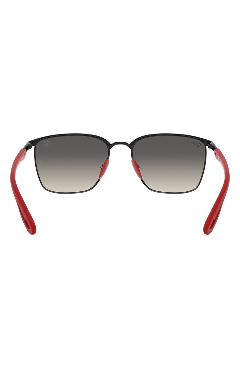 Ray-Ban x Ferrari Scuderia 56mm Square Sunglasses, Alternate, color, 
