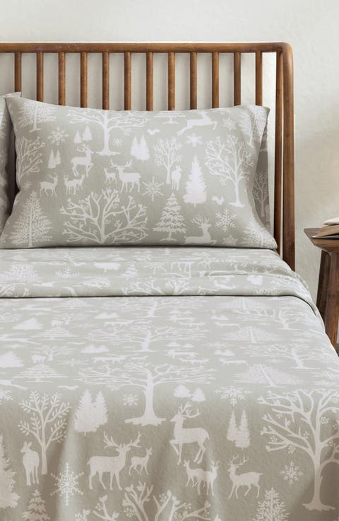 Turkish Cotton Flannel Lodge Sheet Set
