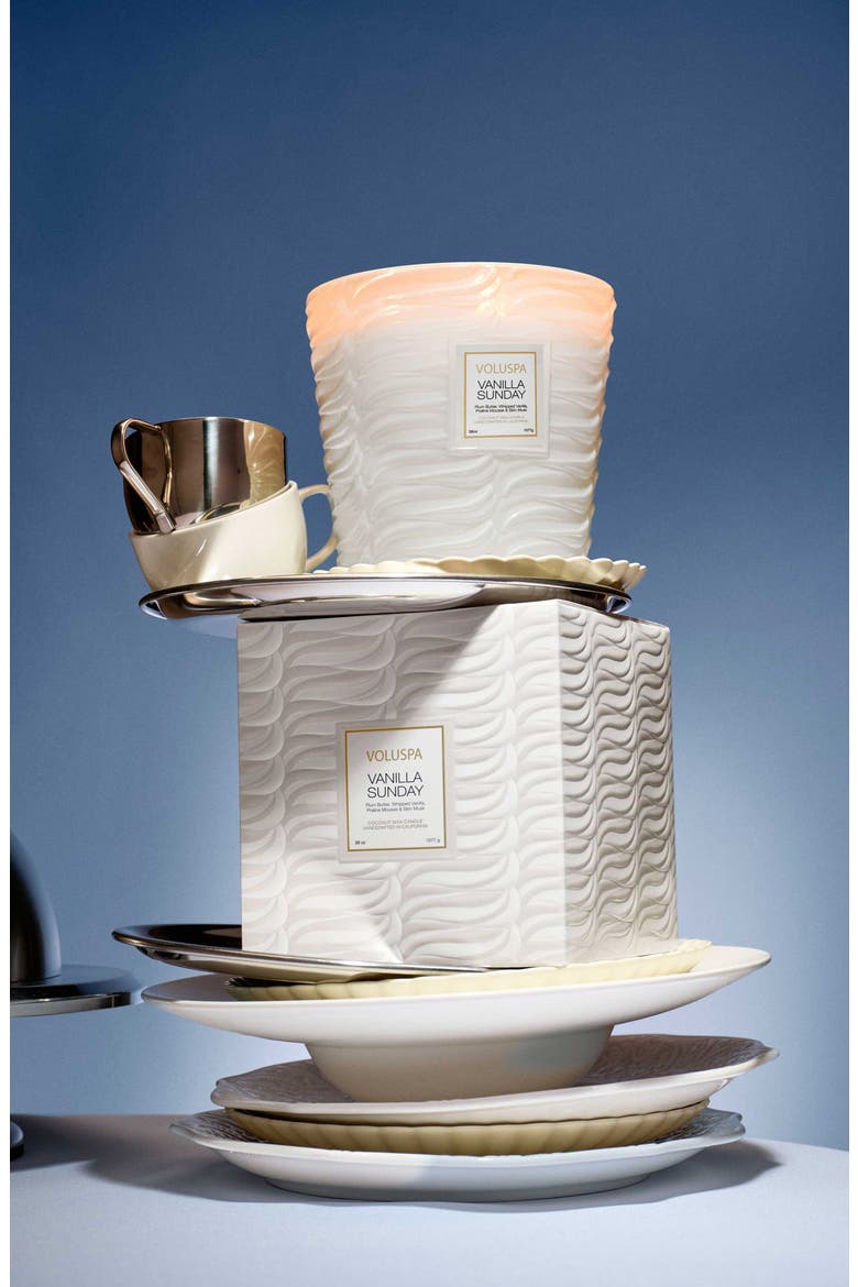 Vanilla Sunday 3-Wick Hearth Candle, Alternate, color, NO COLOR
