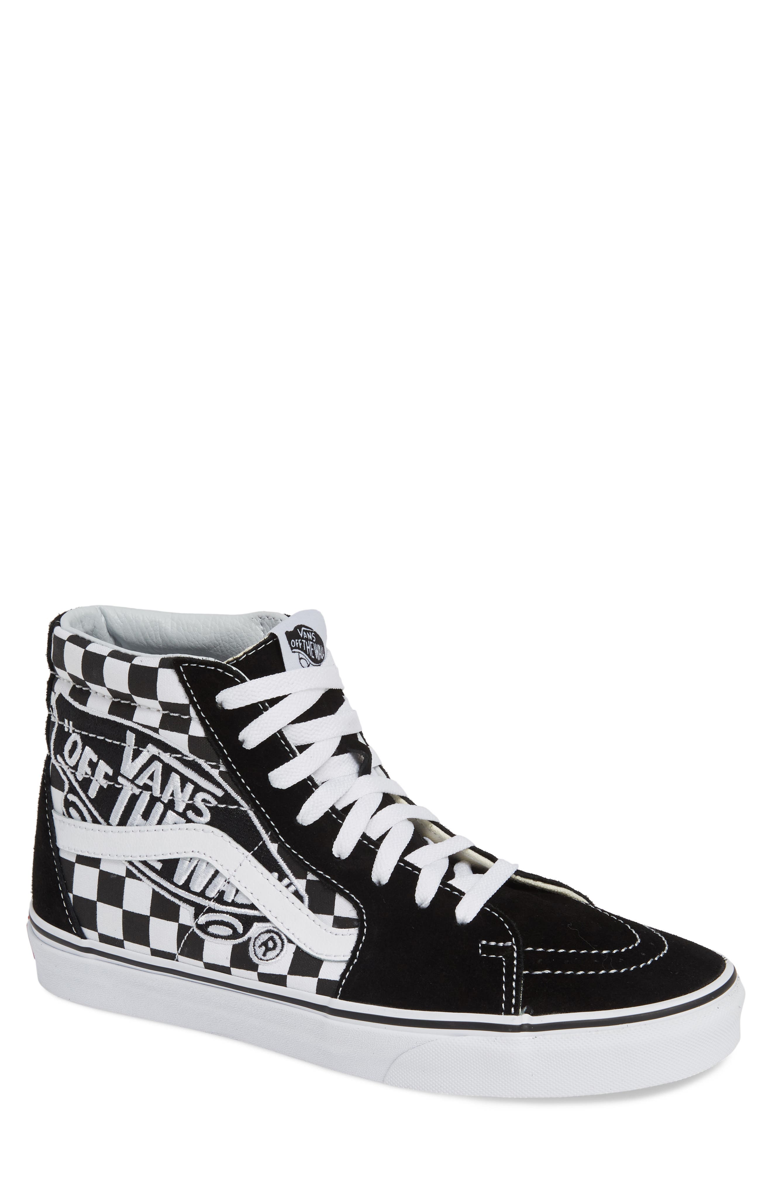 Vans Patch Sk8 Hi Sneaker, Main, color, 