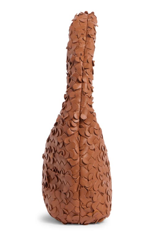 Sam Edelman Bianka Woven Leather Hobo Bag In Brown